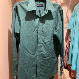 Chaps Men's Green Shirt
